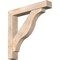 Ekena Millwork Funston Block Smooth Bracket w/ Offset Brace, Douglas Fir, 7 1/2"W x 46"D x 46"H BKT0806X46X46FST05SDF - alternate 1